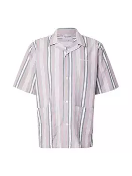 Рубашка на пуговицах Comfort fit Carhartt WIP Folsey, цвет Lilac/Mauve