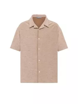 Рубашка на пуговицах Comfort fit Dandalo Ben, светло-коричневый