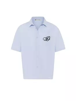Рубашка на пуговицах Comfort fit Dandalo, пастельный синий