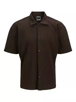 Рубашка на пуговицах Comfort fit JACK & JONES JCOInterlude, коричневый