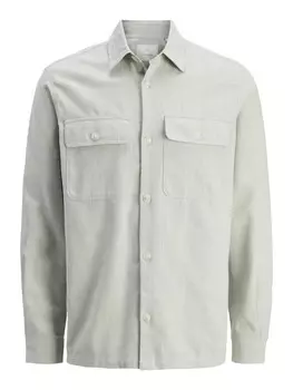 Рубашка на пуговицах Comfort fit JACK & JONES, светло-серый