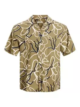 Рубашка на пуговицах Comfort fit JACK & JONES JPRBLADREW, оливковый