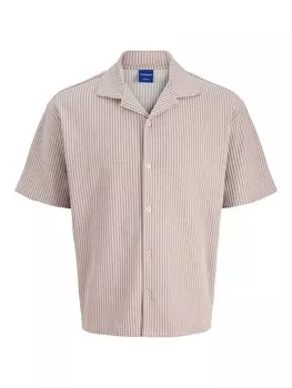 Рубашка на пуговицах Comfort fit JACK & JONES JORSUMMER, коричневый