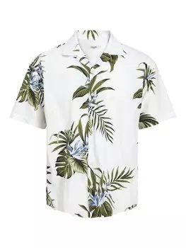 Рубашка на пуговицах Comfort fit JACK & JONES Drew, белый