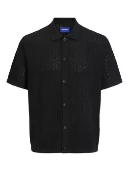 Рубашка на пуговицах Comfort fit JACK & JONES JORTYLER, черный