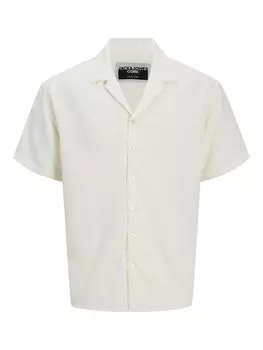 Рубашка на пуговицах Comfort fit JACK & JONES, белый