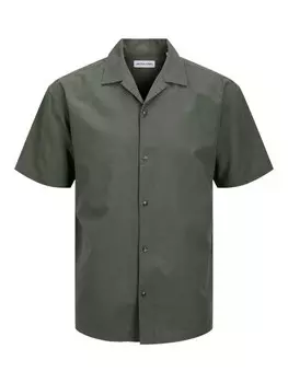 Рубашка на пуговицах Comfort fit JACK & JONES JJESummer Resort, темно-зеленый