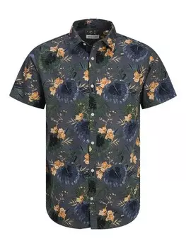 Рубашка на пуговицах Comfort fit JACK & JONES, серый