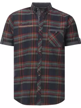 Рубашка на пуговицах Comfort fit Jan Vanderstorm Snalle, морской синий