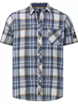 Рубашка на пуговицах Comfort fit Jan Vanderstorm Ingolof, синий деним