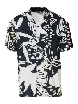 Рубашка на пуговицах Comfort fit KOROSHI, черный