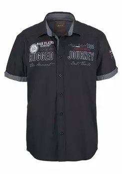 Рубашка на пуговицах Comfort fit Man's World, цвет Night blue/Light blue