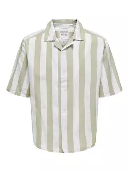 Рубашка на пуговицах Comfort fit Only & Sons Tes, коричневый