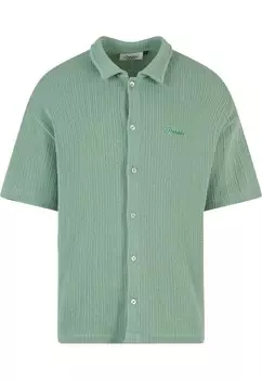 Рубашка на пуговицах Comfort fit Prohibited Portofino, зеленый