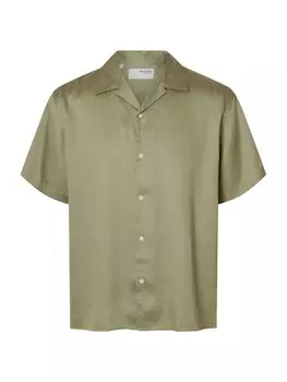 Рубашка на пуговицах Comfort fit SELECTED SLHCHARLIE, хаки