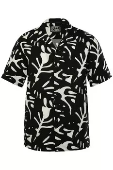 Рубашка на пуговицах Comfort fit STHUGE, черный