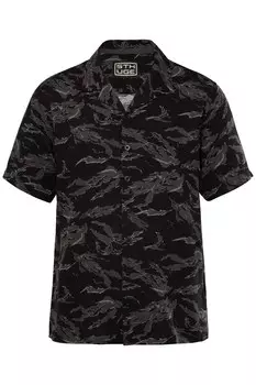 Рубашка на пуговицах Comfort fit STHUGE, графитовый