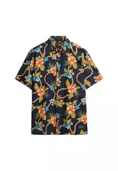 Рубашка на пуговицах Comfort fit Superdry, морской синий