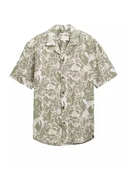 Рубашка на пуговицах Comfort fit TOM TAILOR DENIM, цвет Green/Pastel green