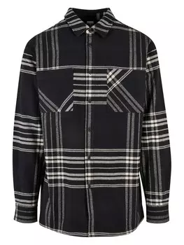 Рубашка на пуговицах Comfort fit Urban Classics, черный
