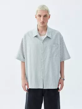 Рубашка на пуговицах Comfort fit VAMOS CLO Seguin, хаки