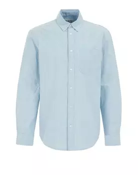 Рубашка на пуговицах Comfort fit WE Fashion, светло-синий