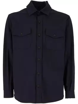 Рубашка на пуговицах Cruna, синий