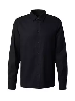 Рубашка на пуговицах DAN FOX APPAREL Regular fit Button Up Shirt Marvin, ночной синий