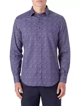 Рубашка на пуговицах Джулиан Bugatchi, цвет midnight