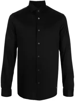 Рубашка на пуговицах EMPORIO ARMANI, черный