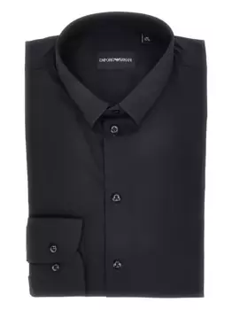 Рубашка на пуговицах EMPORIO ARMANI, синий
