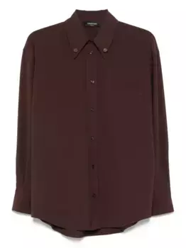 Рубашка на пуговицах Fabiana Filippi, коричневый