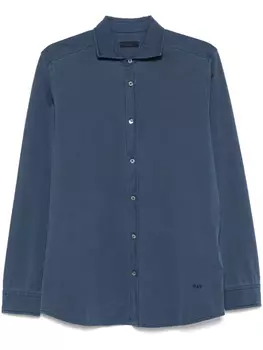 Рубашка на пуговицах Fay, синий