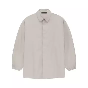 Рубашка на пуговицах Fear of God Essentials, Серебряное облако