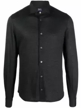 Рубашка на пуговицах Fedeli, серый