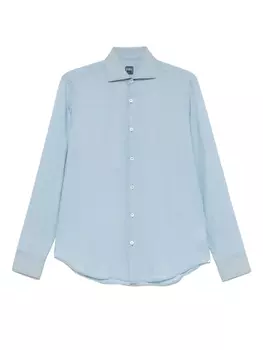 Рубашка на пуговицах Fedeli, синий