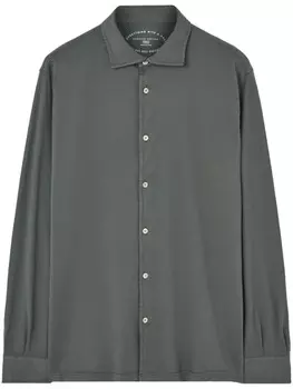 Рубашка на пуговицах Fedeli, зеленый