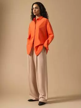 Рубашка на пуговицах Great Plains Core Shirting, цвет Sunset Orange