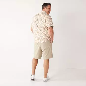 Рубашка на пуговицах из эластичного поплина Big & Tall Apt. 9