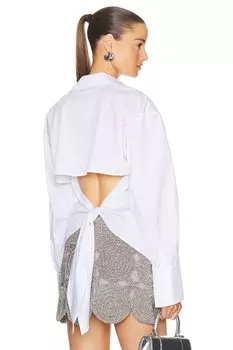 Рубашка на пуговицах из лох-поплина SIMONMILLER, цвет Macadamia