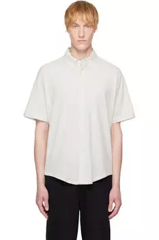 Рубашка на пуговицах из пике Off-White S/S Lady White Co.