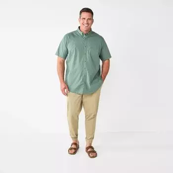 Рубашка на пуговицах из поплина Big & Tall Sonoma Goods For Life