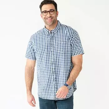 Рубашка на пуговицах из поплина Big & Tall Sonoma Goods For Life