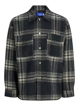 Рубашка на пуговицах JACK & JONES Comfort fit Button Up Shirt, зеленый