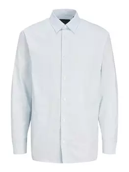 Рубашка на пуговицах JACK & JONES Comfort fit Button Up Shirt JPRBlabushwick Stanley, светло-синий