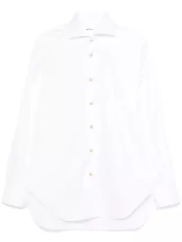 Рубашка на пуговицах Kiton, белый