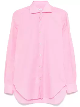 Рубашка на пуговицах Kiton, розовый