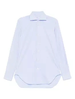 Рубашка на пуговицах Kiton, синий