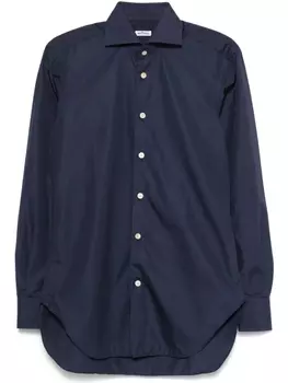 Рубашка на пуговицах Kiton, синий