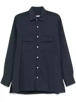 Рубашка на пуговицах Kiton, синий